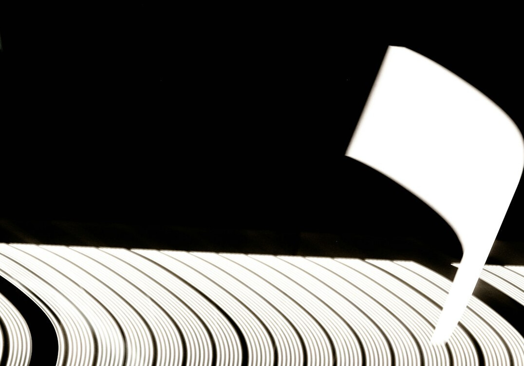 Stack of folded newspapers
