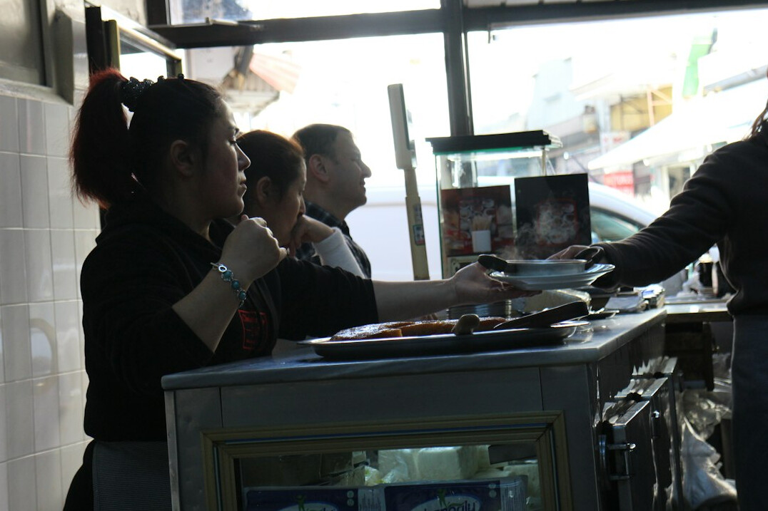 store detective observing customers